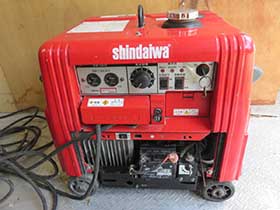 shindaiwa 新ダイワ 防音型エンジン溶接機 EGW2800MI 中古